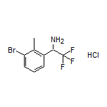 1-(3-Bromo-2-methylphenyl)-2,2,2-trifluoroethanamine Hydrochloride
