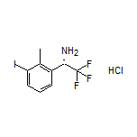 (S)-2,2,2-Trifluoro-1-(3-iodo-2-methylphenyl)ethanamine Hydrochloride