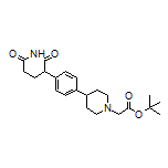 tert-Butyl 2-[4-[4-(2,6-Dioxo-3-piperidyl)phenyl]-1-piperidyl]acetate