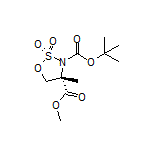 Methyl (S)-3-Boc-4-methyl-1,2,3-oxathiazolidine-4-carboxylate 2,2-Dioxide