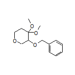 3-(Benzyloxy)-4,4-dimethoxytetrahydro-2H-pyran