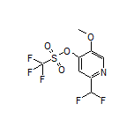 2-(Difluoromethyl)-5-methoxy-4-pyridyl Trifluoromethanesulfonate