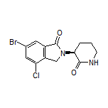 (S)-6-Bromo-4-chloro-2-(2-oxo-3-piperidyl)-1-isoindolinone