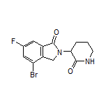 4-Bromo-6-fluoro-2-(2-oxo-3-piperidyl)-1-isoindolinone