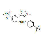 N-Methyl-3-(1-methyl-4-imidazolyl)-4-[[4-(trifluoromethyl)benzyl]amino]benzenesulfonamide