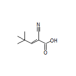 (E)-2-Cyano-4,4-dimethyl-2-pentenoic Acid