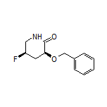 (3S,5R)-3-(Benzyloxy)-5-fluoropiperidin-2-one