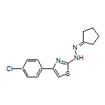 4-(4-Chlorophenyl)-2-(2-cyclopentylidenehydrazinyl)thiazole