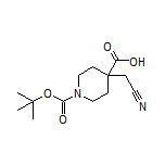 1-Boc-4-(cyanomethyl)piperidine-4-carboxylic Acid