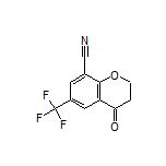 4-Oxo-6-(trifluoromethyl)chroman-8-carbonitrile