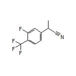 2-[3-Fluoro-4-(trifluoromethyl)phenyl]propanenitrile