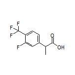 2-[3-Fluoro-4-(trifluoromethyl)phenyl]propanoic Acid