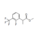 Methyl 2-[2-Fluoro-3-(trifluoromethyl)phenyl]propanoate