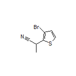 2-(3-Bromothiophen-2-yl)propanenitrile