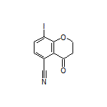 8-Iodo-4-oxochroman-5-carbonitrile