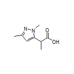 2-(1,3-Dimethyl-5-pyrazolyl)propanoic Acid