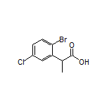 2-(2-Bromo-5-chlorophenyl)propanoic Acid