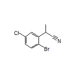 2-(2-Bromo-5-chlorophenyl)propanenitrile