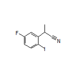 2-(5-Fluoro-2-iodophenyl)propanenitrile