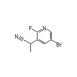 2-(5-Bromo-2-fluoropyridin-3-yl)propanenitrile
