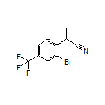 2-[2-Bromo-4-(trifluoromethyl)phenyl]propanenitrile