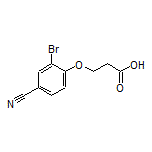 3-(2-Bromo-4-cyanophenoxy)propanoic Acid