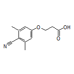 3-(4-Cyano-3,5-dimethylphenoxy)propanoic Acid