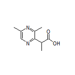 2-(3,5-Dimethylpyrazin-2-yl)propanoic Acid