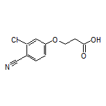 3-(3-Chloro-4-cyanophenoxy)propanoic Acid