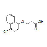 3-[(4-Chloro-1-naphthyl)oxy]propanoic Acid