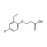 3-(2-Ethyl-4-fluorophenoxy)propanoic Acid
