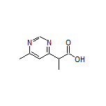 2-(6-Methylpyrimidin-4-yl)propanoic Acid