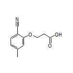 3-(2-Cyano-5-methylphenoxy)propanoic Acid