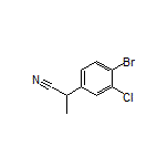 2-(4-Bromo-3-chlorophenyl)propanenitrile