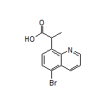 2-(5-Bromoquinolin-8-yl)propanoic Acid