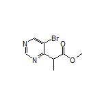 Methyl 2-(5-Bromopyrimidin-4-yl)propanoate