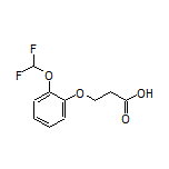 3-[2-(Difluoromethoxy)phenoxy]propanoic Acid