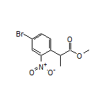 Methyl 2-(4-Bromo-2-nitrophenyl)propanoate