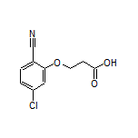 3-(5-Chloro-2-cyanophenoxy)propanoic Acid