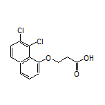 3-[(7,8-Dichloro-1-naphthyl)oxy]propanoic Acid