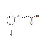 3-(5-Cyano-2-iodophenoxy)propanoic Acid