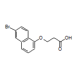 3-[(6-Bromo-1-naphthyl)oxy]propanoic Acid