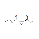 (1S,2S)-2-(Ethoxycarbonyl)cyclopropanecarboxylic Acid