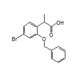 2-[2-(Benzyloxy)-4-bromophenyl]propanoic Acid