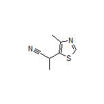 2-(4-Methylthiazol-5-yl)propanenitrile