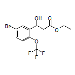 Ethyl 3-[5-Bromo-2-(trifluoromethoxy)phenyl]-3-hydroxypropanoate