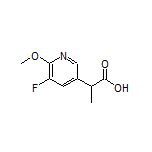 2-(5-Fluoro-6-methoxypyridin-3-yl)propanoic Acid
