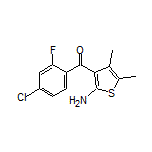 (2-Amino-4,5-dimethylthiophen-3-yl)(4-chloro-2-fluorophenyl)methanone