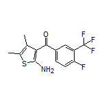 (2-Amino-4,5-dimethylthiophen-3-yl)[4-fluoro-3-(trifluoromethyl)phenyl]methanone