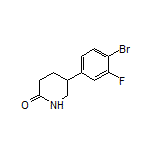5-(4-Bromo-3-fluorophenyl)-2-piperidone